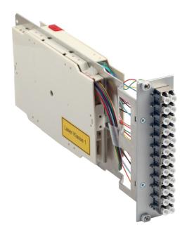 LWL Modul 3HE  6xLC Duplex Multimode  incl. 12 Pigtail OM4 50/125 OM4 | 6x LCD | 12x LC
