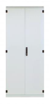 Tür für Netzwerk-/Serverschrank 42HE,B=600, Stahl, 2-teilig, RAL7035 