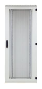 Tür für Netzwerk-/Serverschrank 42HEB=800, Stahl perf, 1-teilig, R7035 