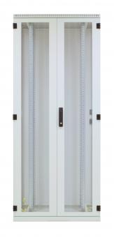 Tür für Netzwerk-/Serverschrank 42HEB=800, Stahl perf, 2-teilig, R7035 