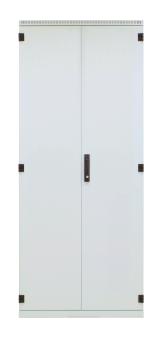Tür für Netzwerk-/Serverschrank 42HE,B=800, Stahl, 2-teilig, RAL7035 