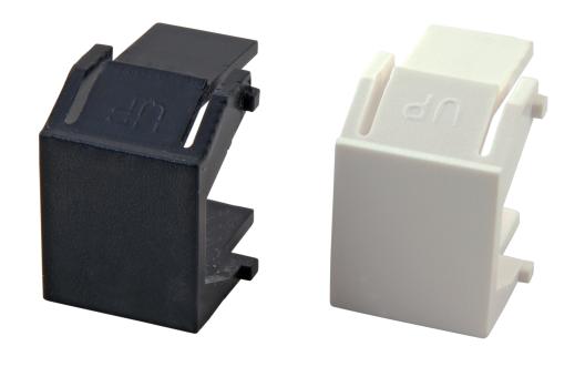 Blindeinsatz schwarz RAL9011,für KeystoneausbrücheVPE 100 