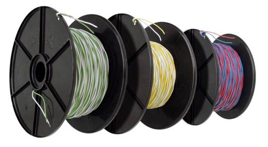 YV 2x0,6/1,1 rot/schwarzRolle a 100m 