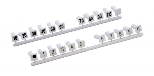 Steckziffernsatz 1Satz=10StückAufdruck 10..100 