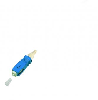 LC Steckverbinder SM9/125 OS2 blau, feldkonfektionierbar 