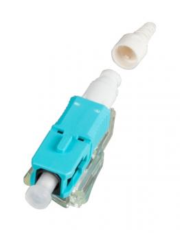 SC Steckverbinder MM50/125 OM3 aqua, feldkonfektionierbar 