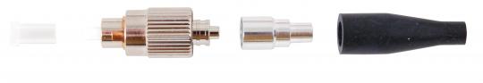 FC/APC 8°-Stecker Singlemode 3,0mm MINI,grüne Knickschutztülle 