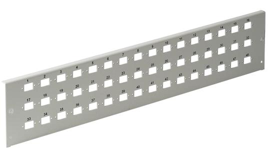 Verteilerplatte 48 SC-Simplex Vertikalfür Wandverteiler 53604.1V1 