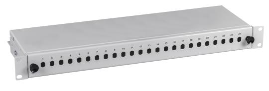 Breakout-Box 24SC(D)-Fronttiefenverstellbar, 1 HE 