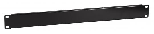 Blindplatte 19"/1HE RAL9005tiefschwarz matt 