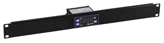 Temperaturregler, elektronisch19" 1HE, 2 Relais, RAL9005 