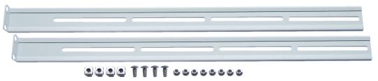 19" Montageschienen für1HE Tastaturschub., RAL9005 