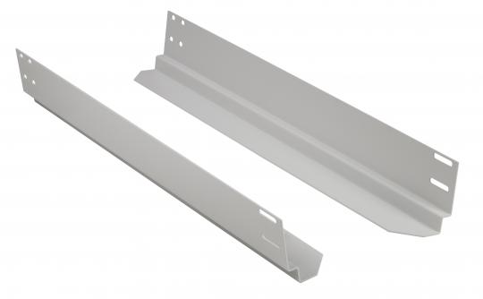Gleitschienen L=515 mm, Schranktiefe 8002 Stück im Set, RAL7035 