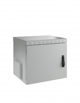 19" Wandgehäuse IP55, 20HE,Tiefe 450mm, RAL7035 