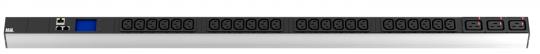 PDU Vertikal Monitored BN2000 24 x C13 + 3 x C19,Zuleit. 2 m H05VV-F 3G 2,5 mm², 3pol. CEE blau 16A 