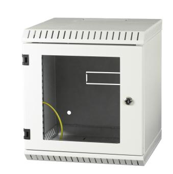 Mini-Rack 10"/6HE,mit Sichttürlight  RAL 7035 