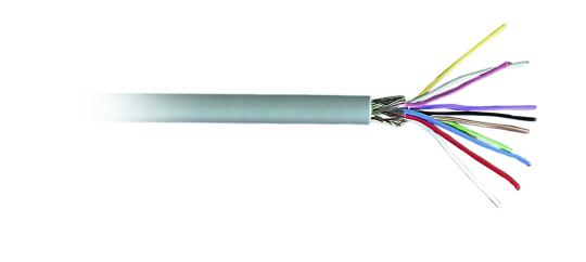Liycy 10x0,14 mm² RAL 7001    geschirmt  grau 