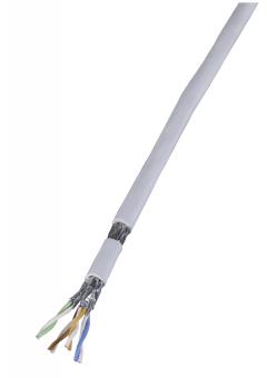 Patchkabel Cat.7 PiMF UC900MHzSS27 4P, FRNC-B, grau 