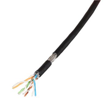 Patchkabel Cat.7 PiMF UC900MHzSS27 4P, FRNC-B, schwarz 