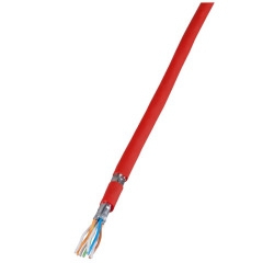 Patchkabel UC900MHz CAT.7SS27 4P PUR rot 