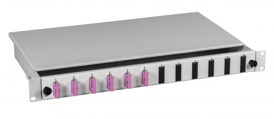 Spleißbox SC/SC 50/125µ n.a. Pigtails abgesetzt, OM4 