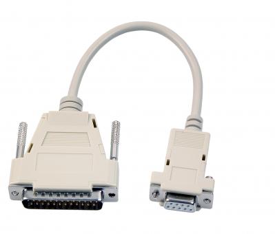 AT-Adapter/Mauskabel0,25m 9p. Buchse/25pol.Stecker 