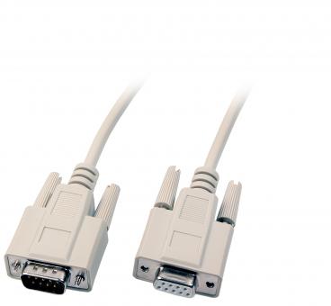 Datenkabel seriell 1:1Stecker/Buchse DB9pol., 1m 