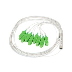PLC Splitter 1 open End auf 8 SC/APC, 9/125µ G657A 