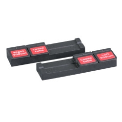 Faserhalter, 900µ, 1 Paar (Rot)für Loose Tube Faser 