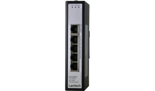 Hutschienen-Switch 5x10/100TX-20°C ~ +60°C + Alarmkontakte 
