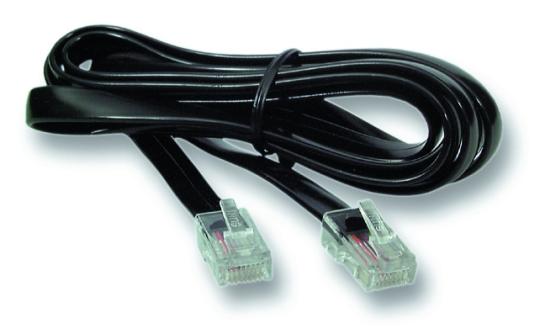 Modularkabel RJ45 (8/8) / RJ45(8/8), 1:1, Flachkabel, 1,5 M 