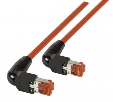 RJ45 Patchkabel S/FTP, Cat.6A, 2x TM2190°, UC900, 1m, rot 