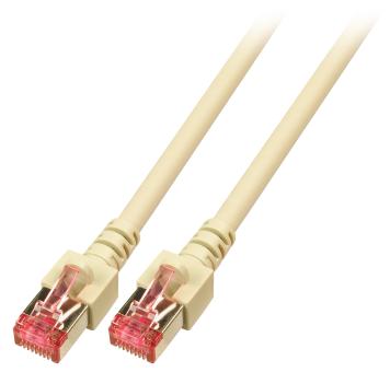 RJ45 Patchkabel S/FTP,Cat.6,  0,5m  grau, LSZH  halogenfrei 0.5m | grau