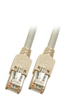 RJ45 Patchkabel S/UTP, Cat.5e, TM11,Dätwyler UNINET4P, 1m, grau 