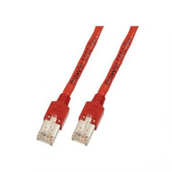 RJ45 Patchkabel S/UTP, Cat.5e, TM11,Dätwyler UNINET4P, 3m, rot 