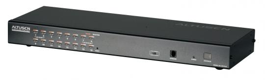 8-Port KVM IP Switch 19"/1HE"KVM over IP", Dual Bus 