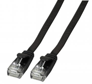 RJ45 Patchkabel Flach U/UTP, Cat.6A  ab ,0,25m 