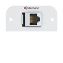 Anschlussblende Cat6a mit Kabel 