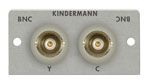 Anschlussblenden mit Steckanschluss (50x50 mm - Aluminium eloxiert) (Buchse-Buchse) - ca. 15-20 cm K 