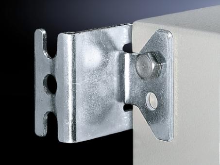 Wandbefestigungshalter, Edelstahl 1.4301, Wandabstand 10 mm 