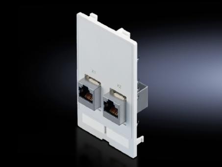 Schnittstellen-Einsätze, 2xRJ45 