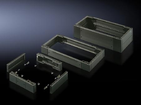 Sockel, komplett, Stahlblech, für TP Universalpult, BHT 600x100x500 mm 