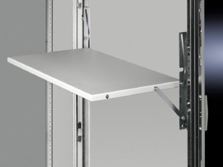 Ablagepult, Aufstellbleche BH 413x400 mm, für Türbreite 600 mm, RAL 7035 