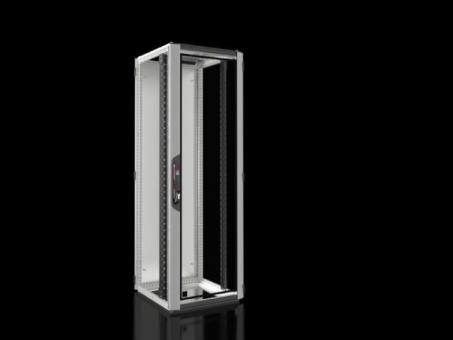 VX IT, geschlossen, IP55, Leerschrank, RAL7035, BHT 600x1800x800mm, 38HE 