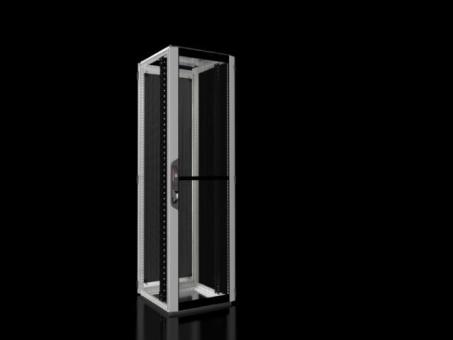VX IT, geschlossen,IP55,19"-Profile standard,RAL7035,BHT 600x2000x800mm, 42HE 