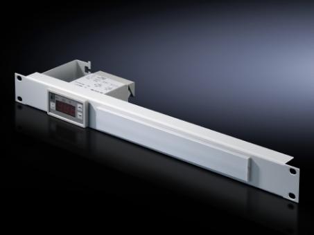 Patch-Panel mit Temperaturanzeige und -regler, RAL 7035 