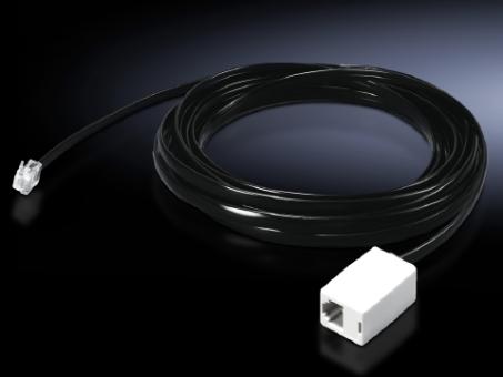 RJ12 Verlängerungskabel, L: 1000 mm 