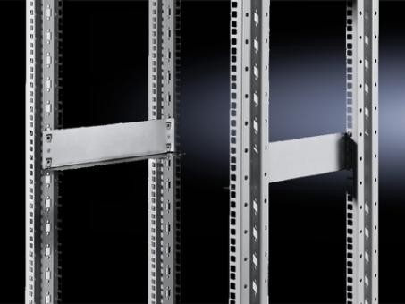 Gleitschienen für Data Rack mit zwei 19"-Befestigungsebenen 