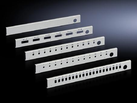Patch-Panel, f. o.g. Spleißbox f. E-2000 o. SC, 24 Plätze, RAL 7035 