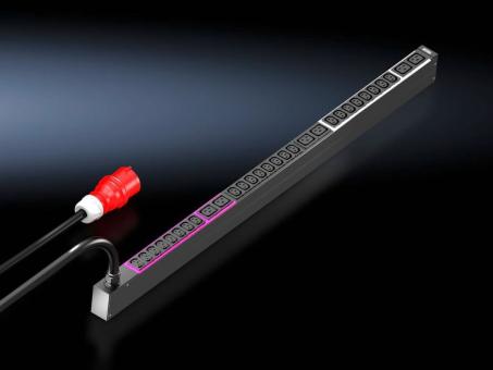 PDU metered, 16A/3P CEE 24xC13 + 6x C19 